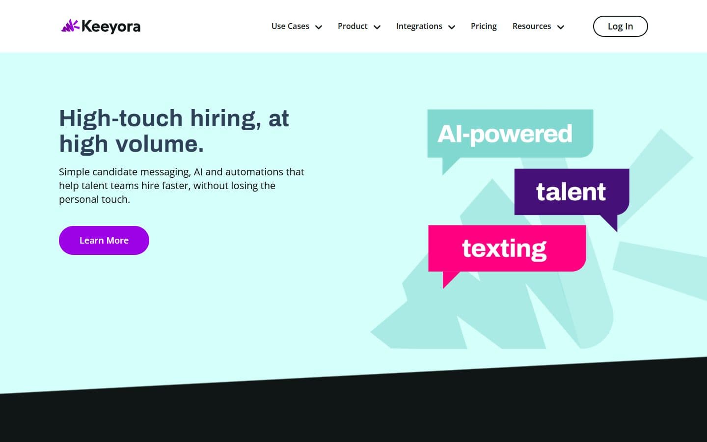 Keeyora website home page